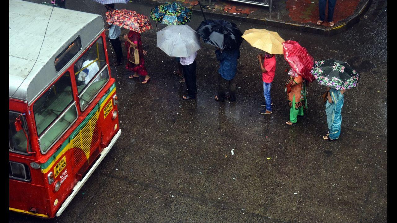 Besides Mumbai, large areas of Palghar, Thane and Raigad districts - comprising the Mumbai Metropolitan Region also witnessed heavy to very heavy rainfall. Pic/Shadab Khan